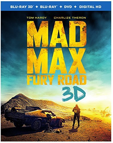 Mad Max Fury Road Hardy Theron 3d Blu Ray DVD Dc R 