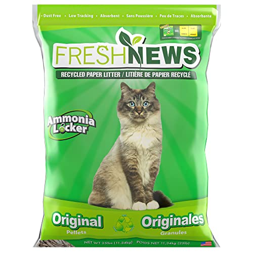 Fresh News Recycled Paper Cat Litter-Original Pellets