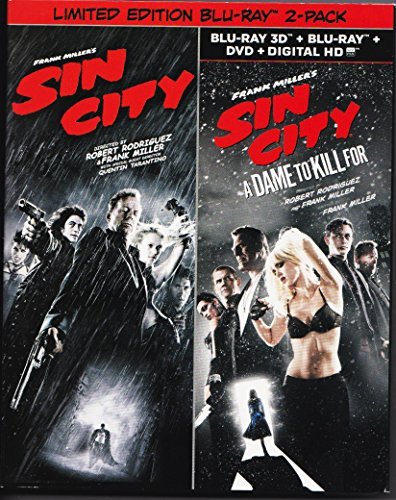 Sin City A Dame To Kill For Rourke Alba Brolin Gordon Levitt Willis Dawson 