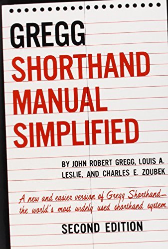 Gregg,John Robert/ Leslie,Louis/ Zoubek,Charles/Gregg Shorthand Manual Simplified@2