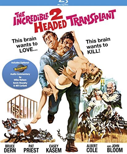 Incredible Two-Headed Transplant/Dern/Priest/Kasem@Blu-ray@R