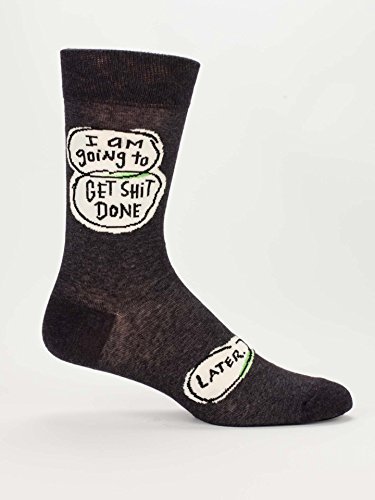 Blue Q/Socks, Men's Crew, I Am Going To Get S--T Done Lat