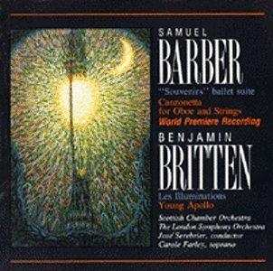 Barber Britten Kojian Utah So Souvenirs Canzonetta For Oboe Ero400 5188 Phx 