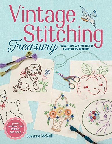 Suzanne Mcneill Vintage Stitching Treasury More Than 400 Authentic Embroidery Designs 