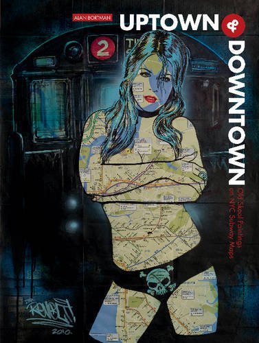Alan Bortman Uptown & Downtown Old Skool Paintings On Nyc Subway Maps 
