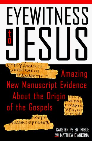 Matthew D'Ancona/Eyewitness To Jesus