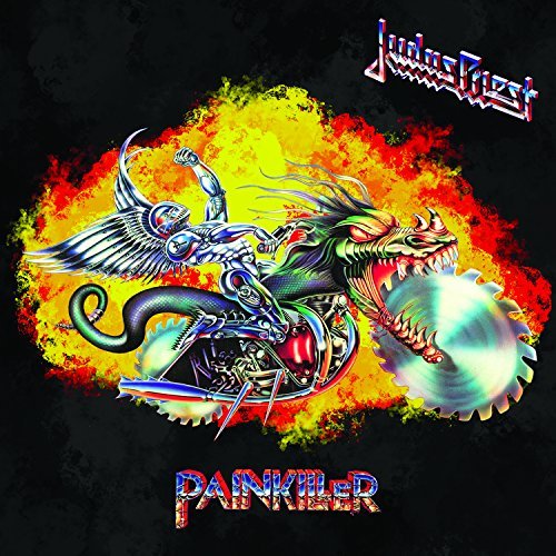 Judas Priest/Painkiller  (Blue Vinyl) (10" Die-Cut Sawblade)