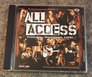 All Access/Front Row. Backstage. Live!