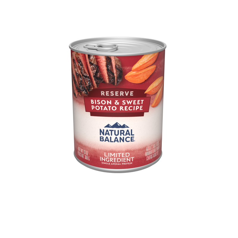 Natural Balance L.I.D. Limited Ingredient Diets® Reserve Grain Free Bison & Sweet Potato Recipe Canned Dog Food