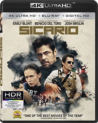 Sicario Blunt Brolin Del Toro 4k R 