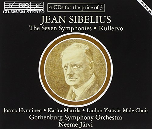 J. Sibelius/Sym 1-7 Comp/Kullervo@Jarvi/Gothenburg So