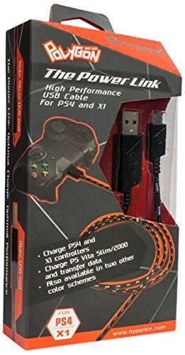Hyperkin/Usb Micro Charge Cable@Ps4/Xb1@Black/Gray