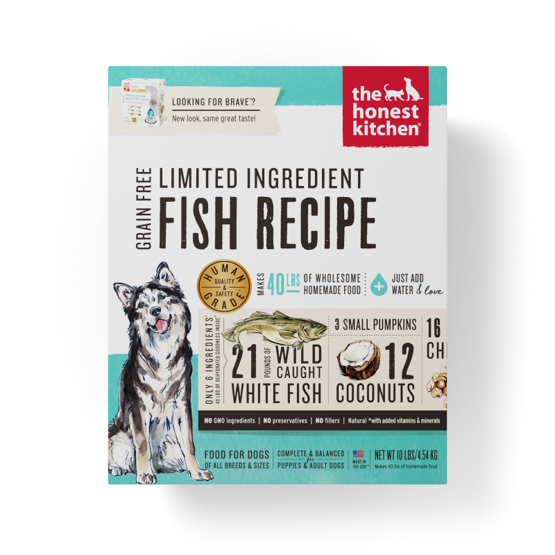 The Honest Kitchen Dog Food - Limited Ingredient Grain-Free Fish
