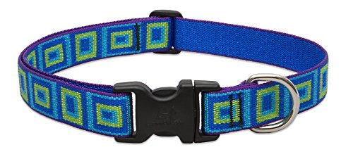 Lupine Pet Original Designs Adjustable Dog Collar-Sea Glass