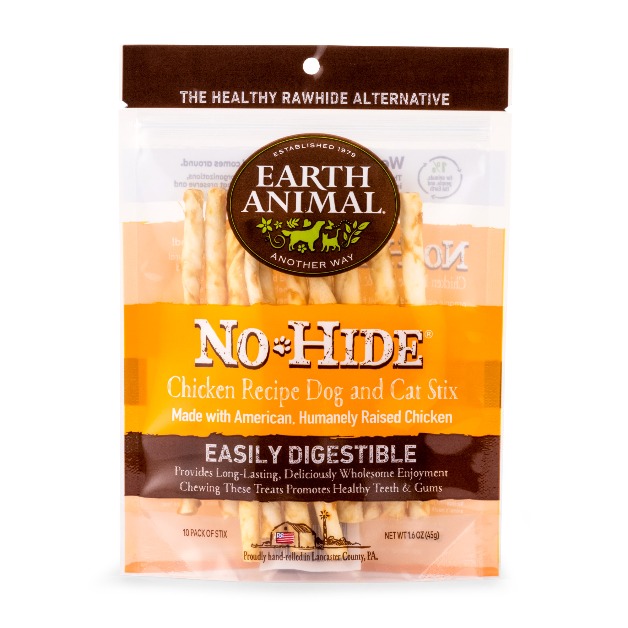 Earth Animal No-Hide® Dog and Cat STIX-Chicken Recipe