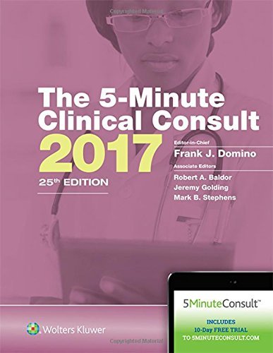 Frank J. Domino The 5 Minute Clinical Consult 0025 Edition;2017 