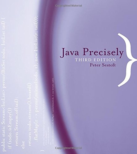 Peter Sestoft Java Precisely Third Edition 0003 Edition; 