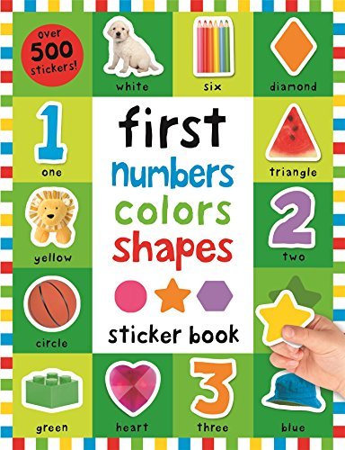 Roger Priddy/First 100 Stickers@ First Numbers, Colors, Shapes