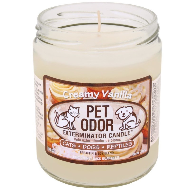 Pet Odor Exterminator Creamy Vanilla Deodorizing Candle