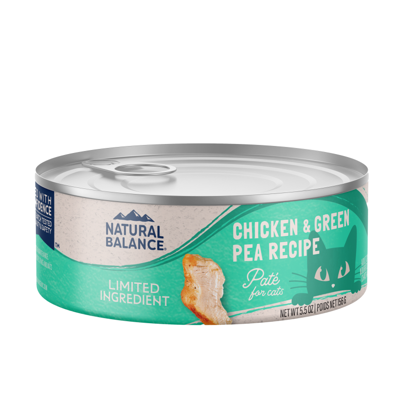 Natural Balance L.I.D. Limited Ingredient Diets® Chicken & Green Pea Canned Cat Formula