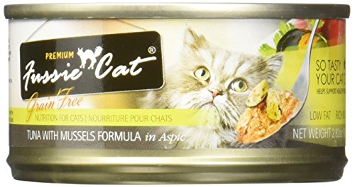 Fussie Cat Tuna with Mussels Formula in Aspic