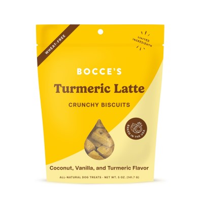 Bocce Bakery Treats, 5 oz, Turmeric Latte