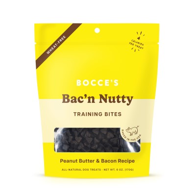 Bocce's Bakery Everyday Training Bites, 6 oz, Bacon Nutty