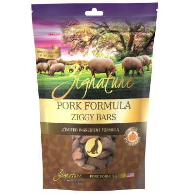 Ziggy Bars Grain Free Pork 12 oz