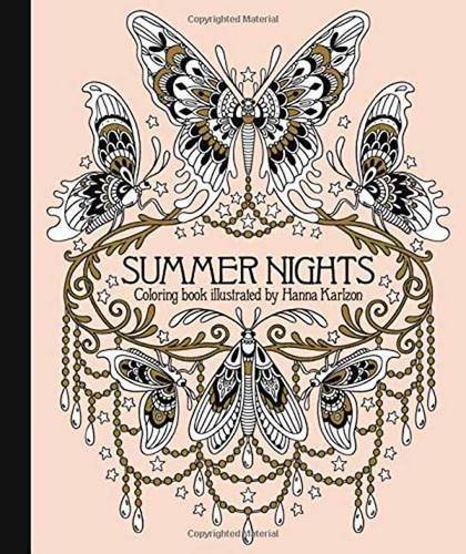 Hanna Karlzon/Summer Nights Coloring Book@Originally Published in Sweden as "Sommarnatt