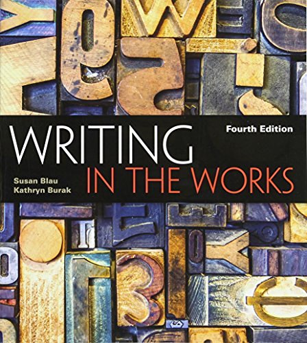 Susan Blau Writing In The Works 0004 Edition; 