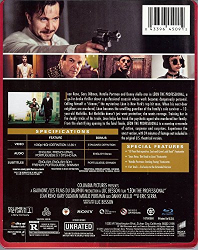 Leon The Professional (Steelbook)/Reno/Portman/Oldman@Blu-Ray@R
