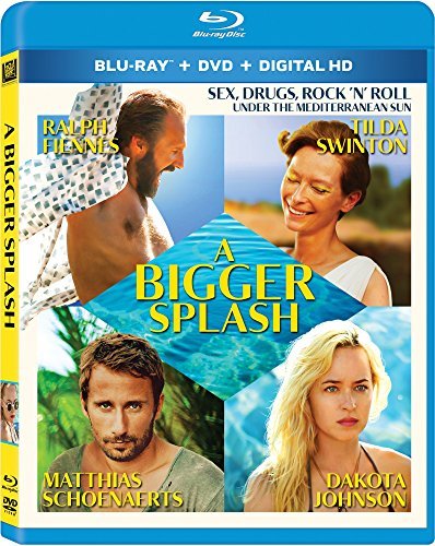Bigger Splash Swinton Schoenaerts Fiennes Johnson Blu Ray DVD Dc R 