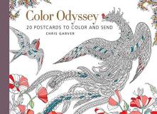 Chris Garver Color Odyssey 20 Postcards To Color And Send 