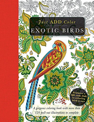 Beverly Lawson Exotic Birds Gorgeous Coloring Books With More Than 120 Pull O 