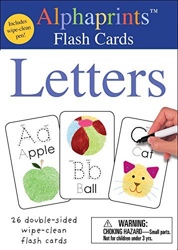 Roger Priddy/Alphaprints@ Wipe Clean Flash Cards Letters