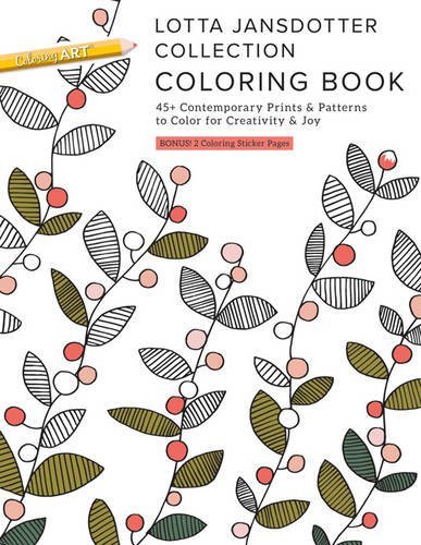 Lotta Jansdotter Lotta Jansdotter Collection Coloring Book 45+ Contemporary Prints & Patterns To Color For C 