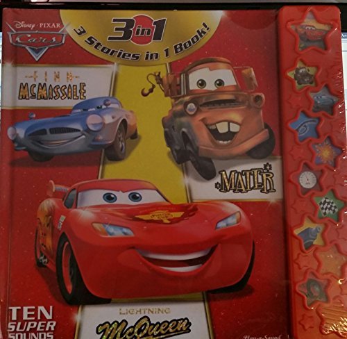 Disney Press Cars 3 In 1 Sound Storybook 3 In 1 Book 