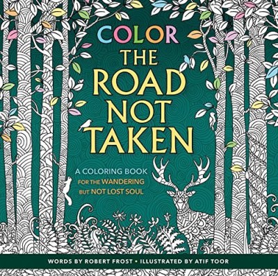 Robert Frost Color The Road Not Taken 
