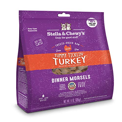 Stella & Chewy's Cat Food - Freeze-Dried Tummy Ticklin' Turkey