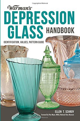 Ellen Schroy Warman's Depression Glass Handbook Identification Values Pattern Guide 