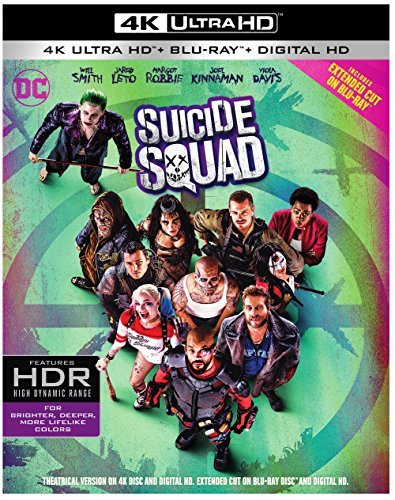 Suicide Squad (2016)/Will Smith, Jared Leto, and Margot Robbie@PG-13@4K Ultra HD + Blu-ray