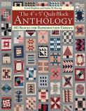 Carol Hopkins The 4" X 5" Quilt Block Anthology 182 Blocks For Reproduction Fabrics 