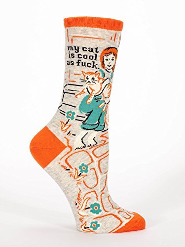 My Cat Is Cool As Fuck/Ladies Crew Socks