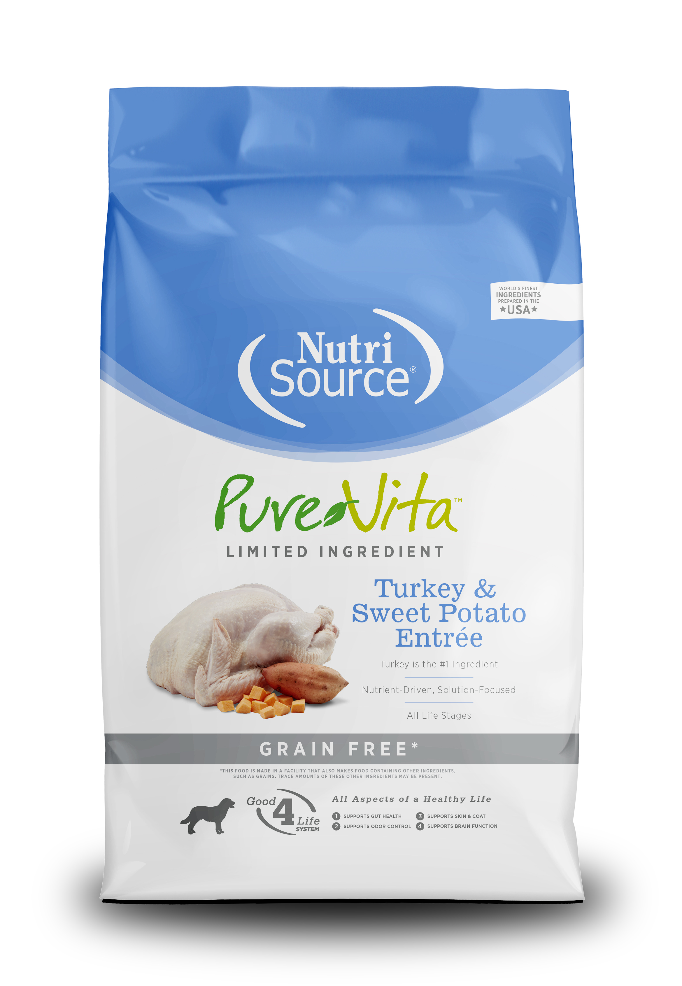 PureVita™ Grain Free Turkey & Sweet Potato Formula Dog Food