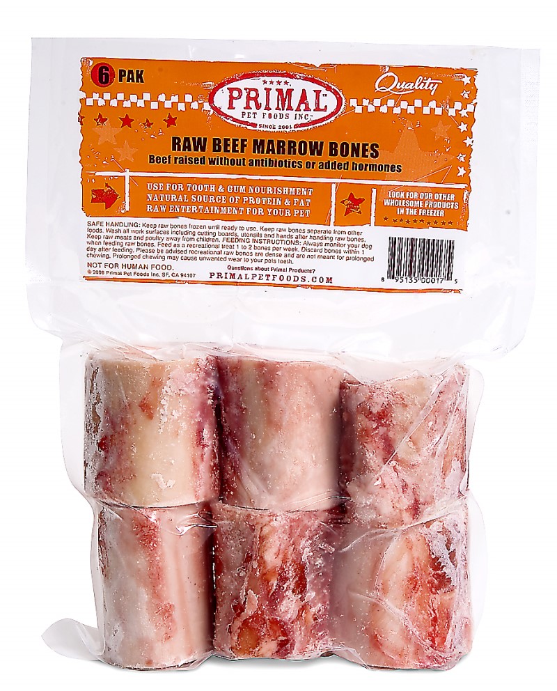 Primal Frozen Beef Marrow Raw Recreational Bones