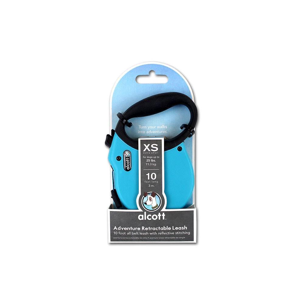 Alcott Retractable Dog Leash - Blue Adventure