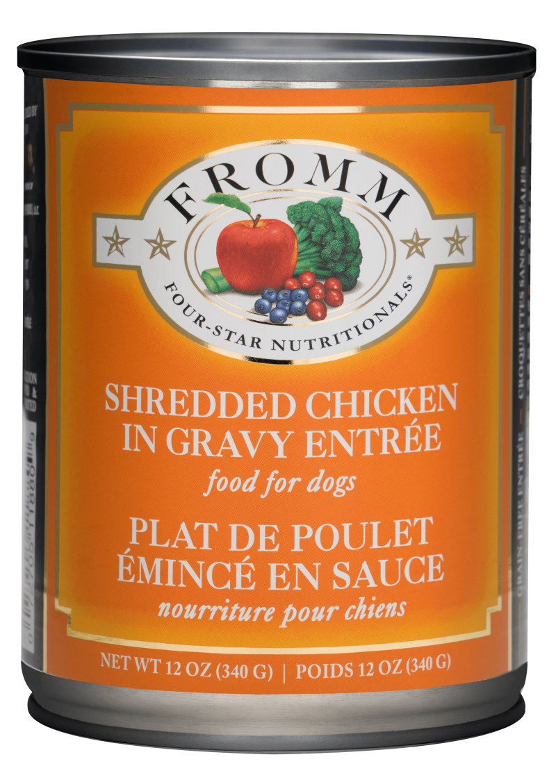Fromm Four-Star Nutritionals® Shredded Chicken in Gravy Entrée Food for Dogs