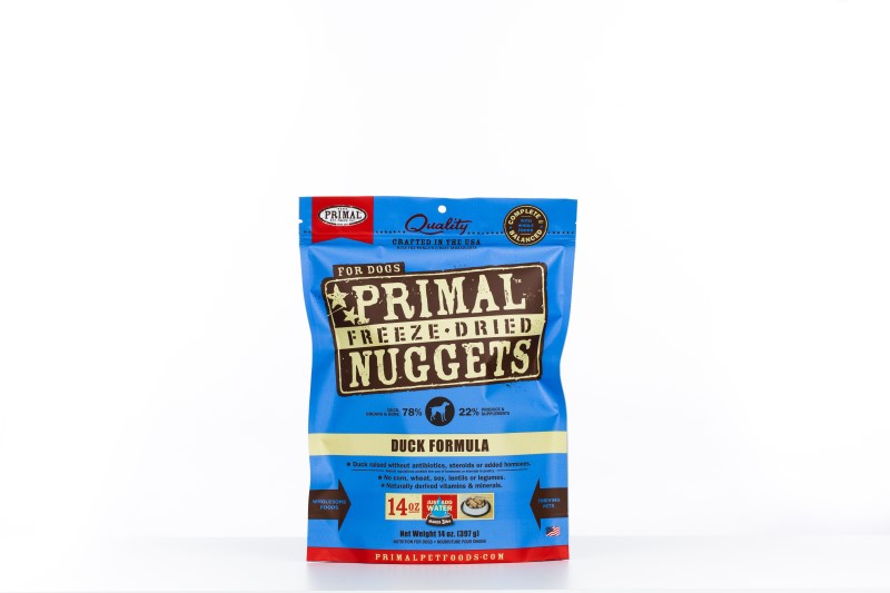Primal Canine Freeze-Dried Nuggets Duck Formula