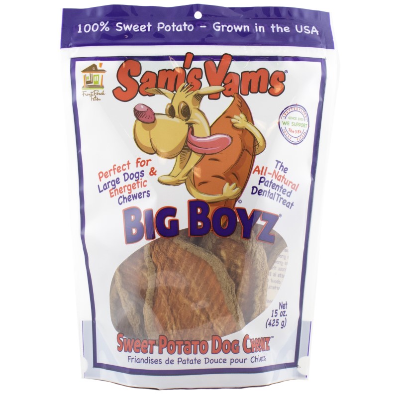 Sam's Yams Big Boyz Sweet Potato Dog Treats
