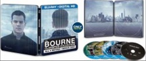 The Bourne Classified Collection/The Bourne Identity/The Bourne Supremacy/The Bourne Ultimatum/The Bourne Legacy@Steelbook + Bonus Disc